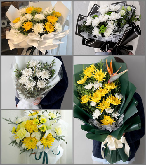 贵州黔南州罗甸县沫阳镇罗沟村白事花束代送